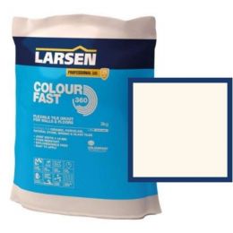 Larsen Colourfast Grout White 3kg