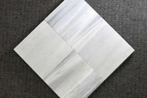Light Grey Marble Sandblasted Pavers150x150x30mm